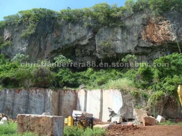 Domician Portoro Gold Marble Quarry, Blocks