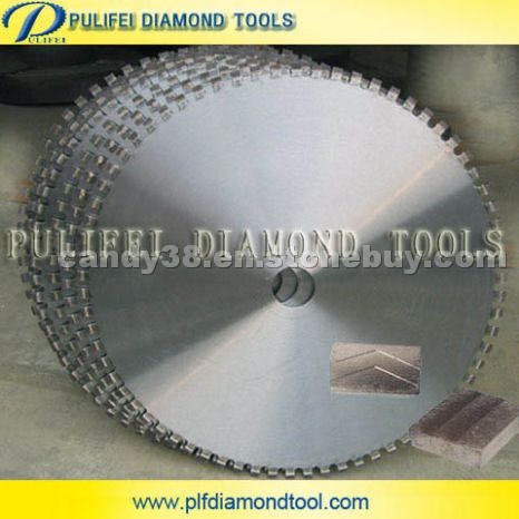Diamond saw blade for granite block cutting