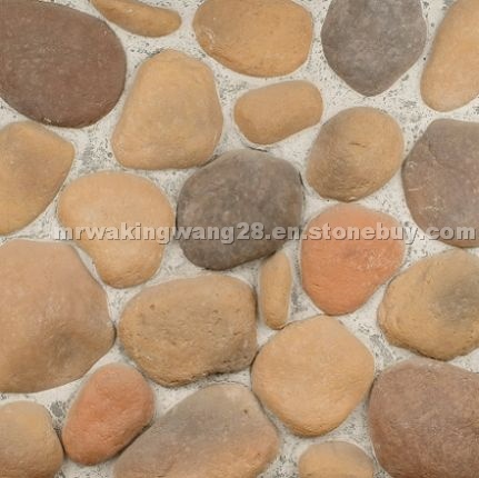 Pebble stone cladding,Culture stone,Man-made stone