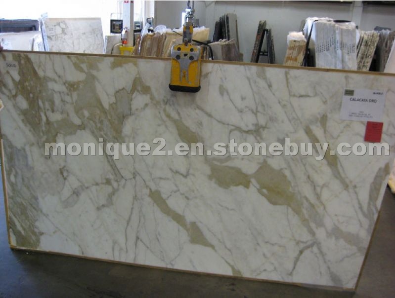 Calacata Oro marble slabs
