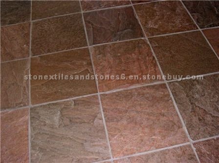 Copper Quartzite floor tile