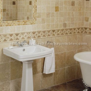 Tumbled Travertine White