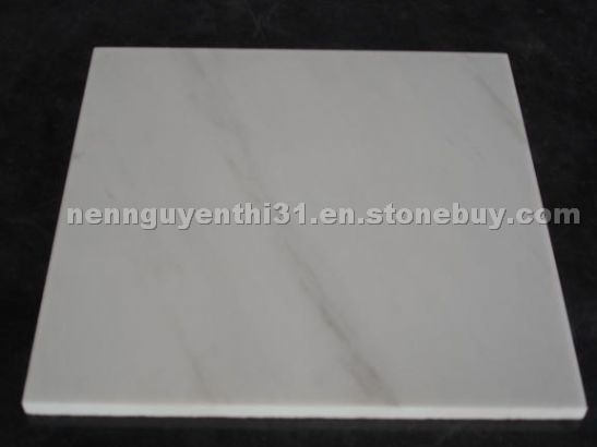 Milk white marble