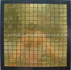 gold foil mosaic