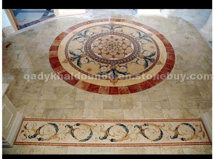 Jerusalem Stone Mosaic Medallion