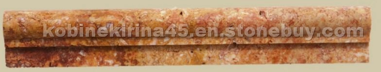Ogee Moulding Gala Red Travertine