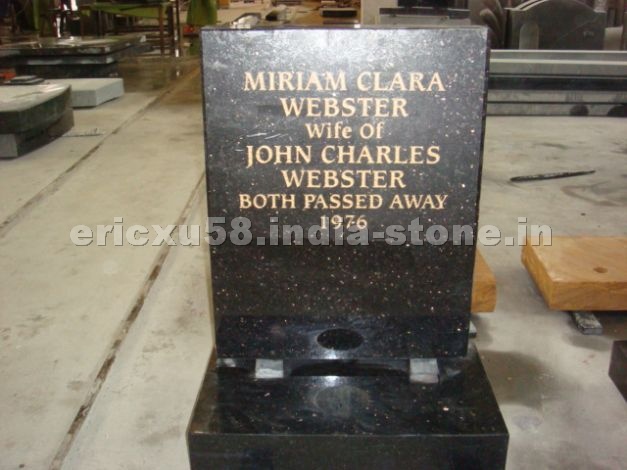 BLACK GALAXY TOMBSTONE ENGRAVING
