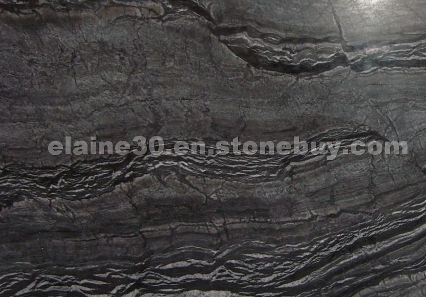 Black Wood Marble