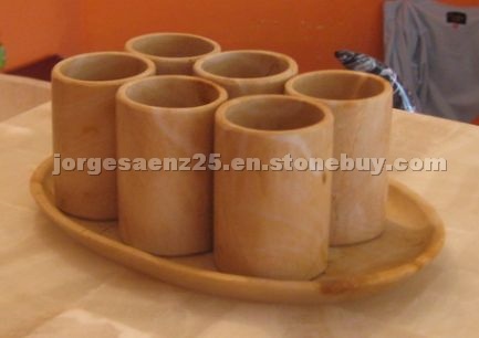 Tequila glasses - onyx