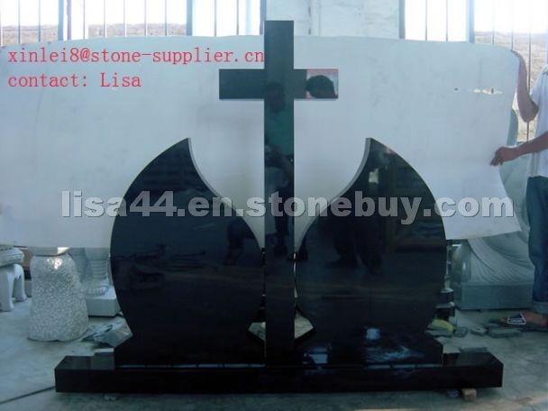 black tombstone