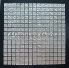 Gold foil mosaic