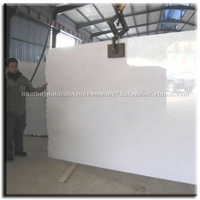Pure White Marble slab - polished