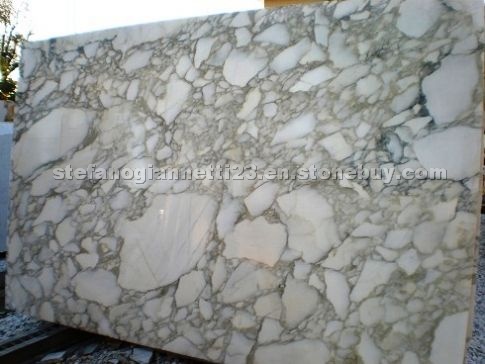 CARRARA ARABESCATO CIRCLE ROUND OVULO GOLD