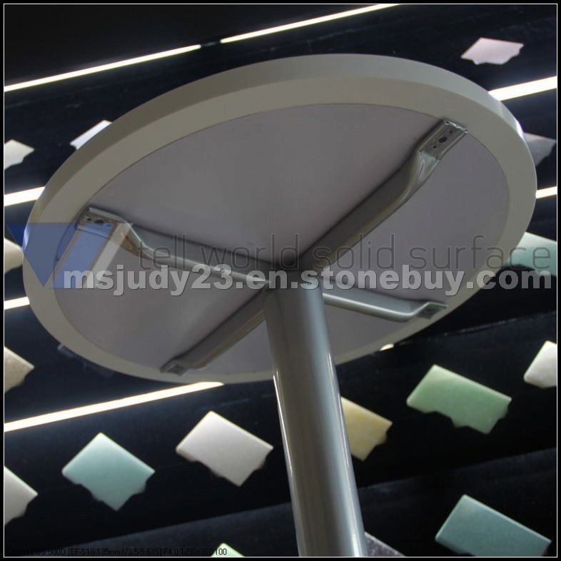 TW Easily installed square table solid surface