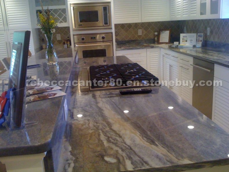 Blue Wave Quartzite Countertop
