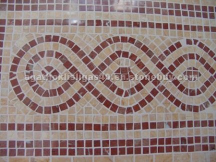 Marble, travertine mosaic