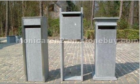 Stone mailbox