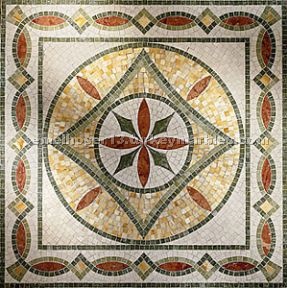Travertine Mosaics, medallion