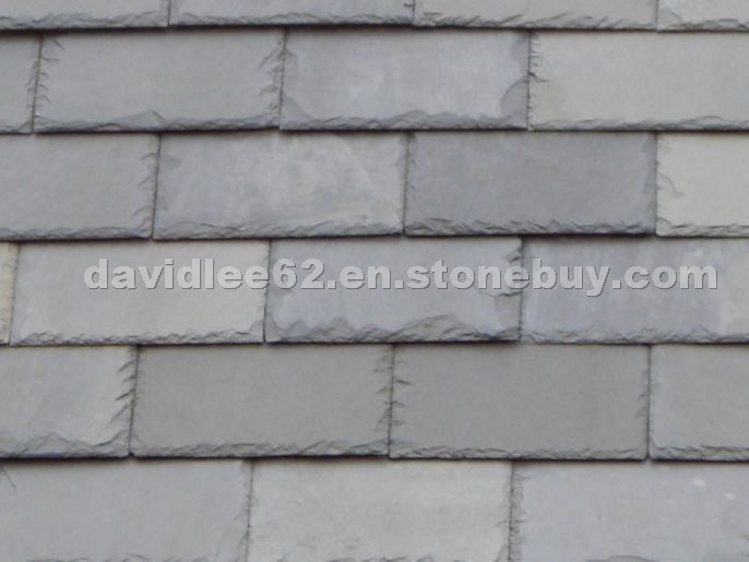 Grey black roofing slate
