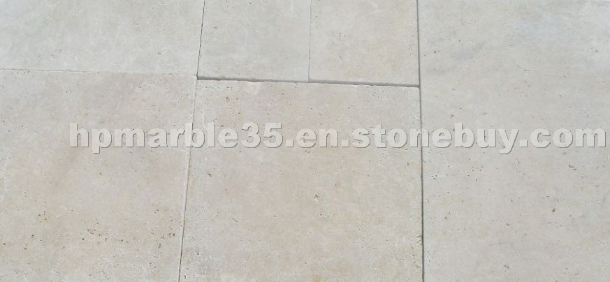Classic White Travertine Tumbled