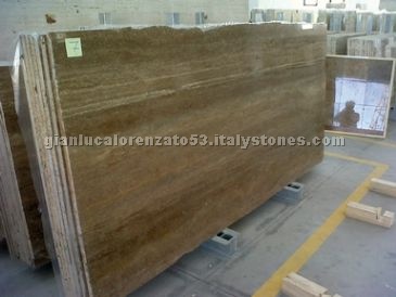Travertine Fondente (Polished) vein cut