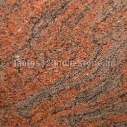 Multicolor red granite