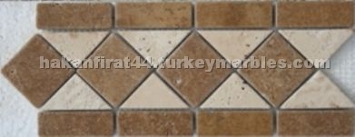 Travertine Mosaic Border