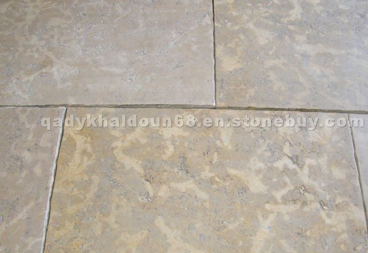 Massada Gold Antiqued Floor Tiles