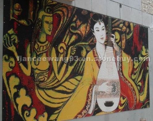 glass mural tile