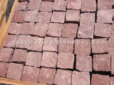 Dangyang red cube stone