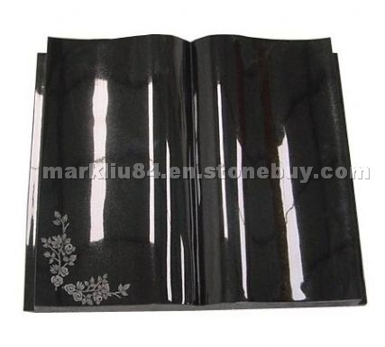sell shaxi black granite tombstone