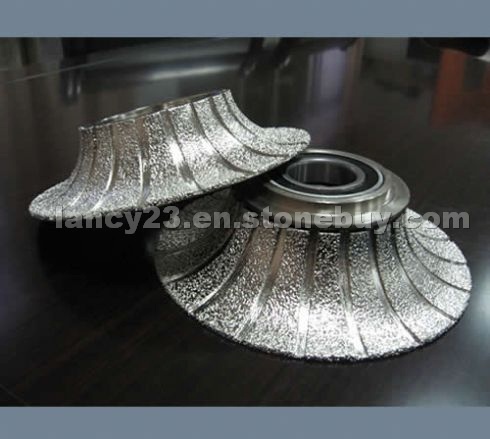 Vacuum brazed diamond profile wheel Vacuum brazed diamond profile wheel
