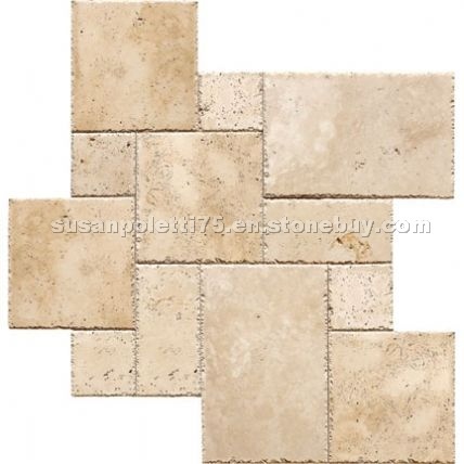 Versailles Pattern Ivory Travertine