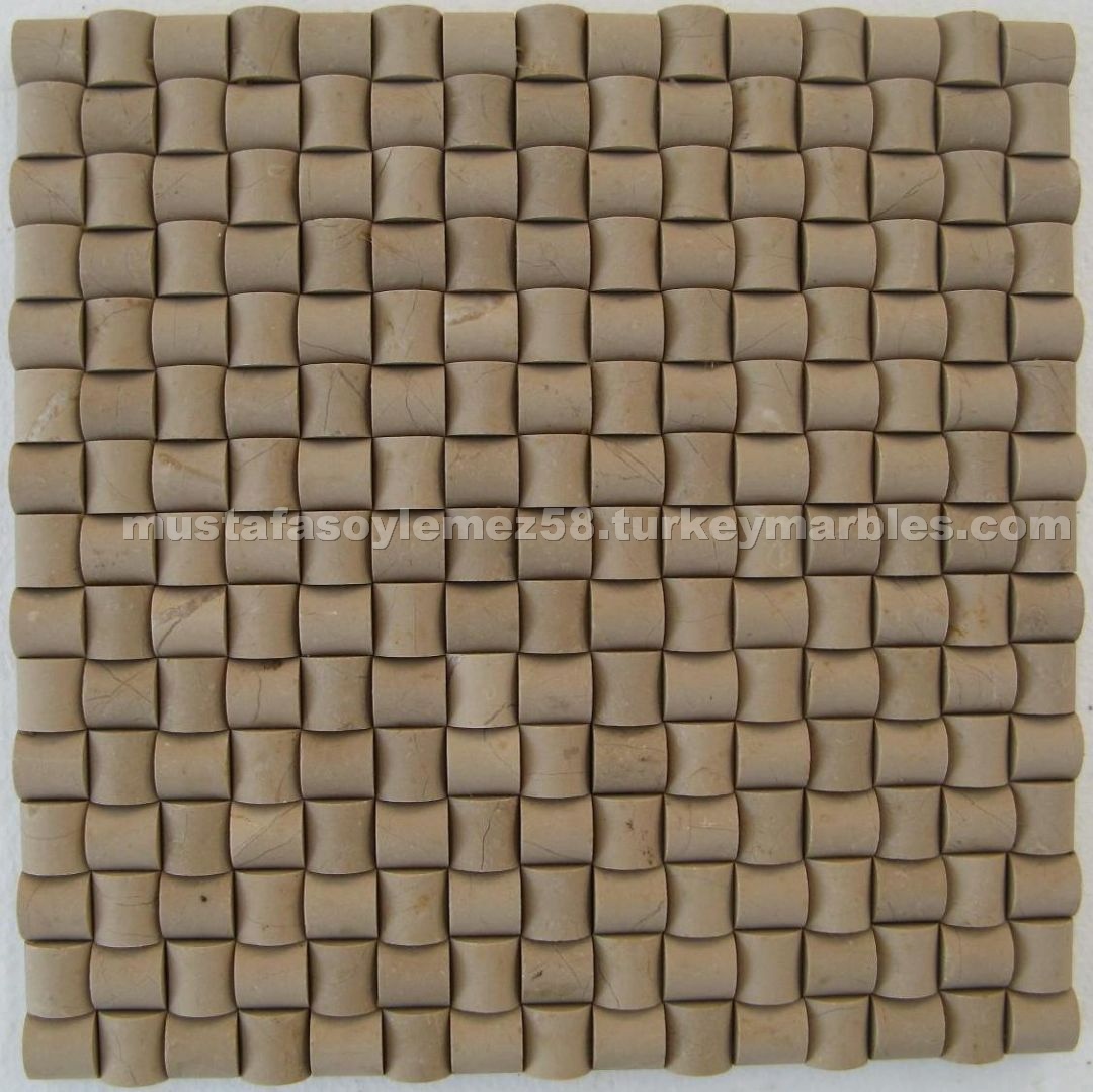 Beige Marble - Travertine Mosaic Tiles and Pattern
