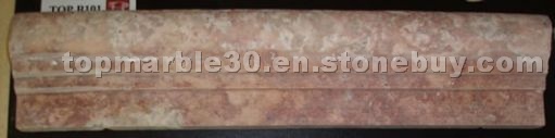 Border Red Tumbled Travertine