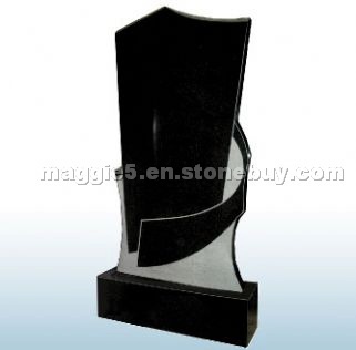 Black Granite Tombstone and Monument