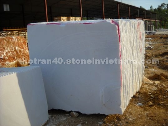 Natural White marble blocks