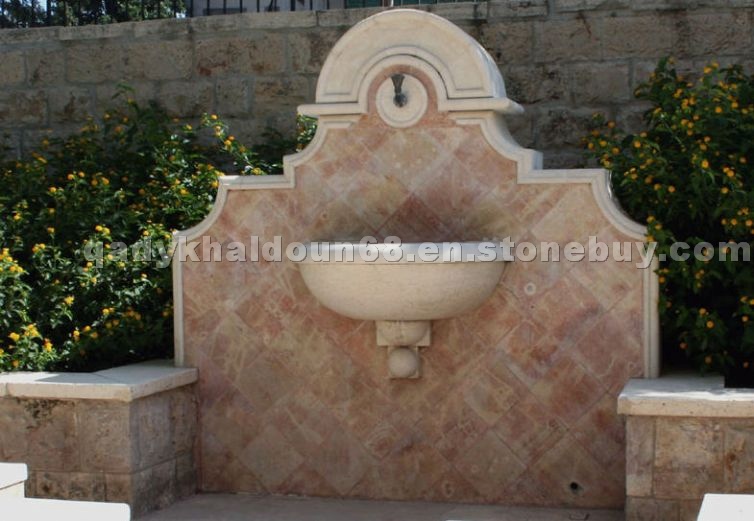 Ramon Yellow and Jerusalem Red Fountain