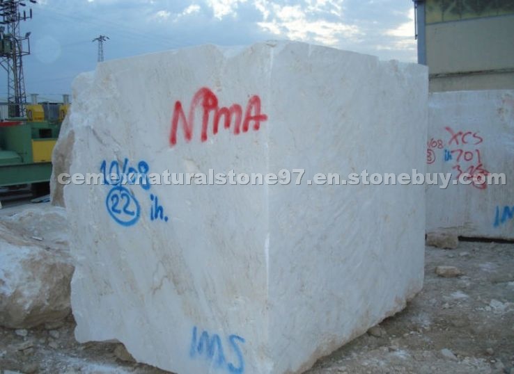 Ivory Travertine Blocks