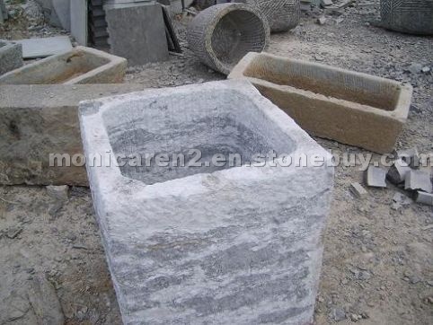 Stone Flowerpot