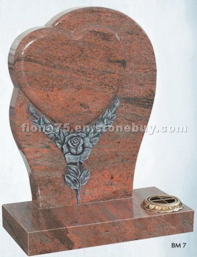Multi-color granite tombstone BM07
