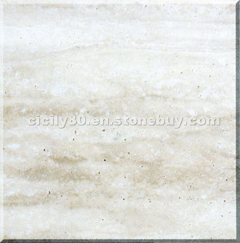 Cream White Travertine (Vein Cut)
