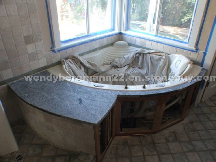 Soapstone Bathtub Deck