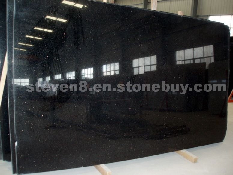 Black Galaxy, Black granite, Granite slabs, Granit