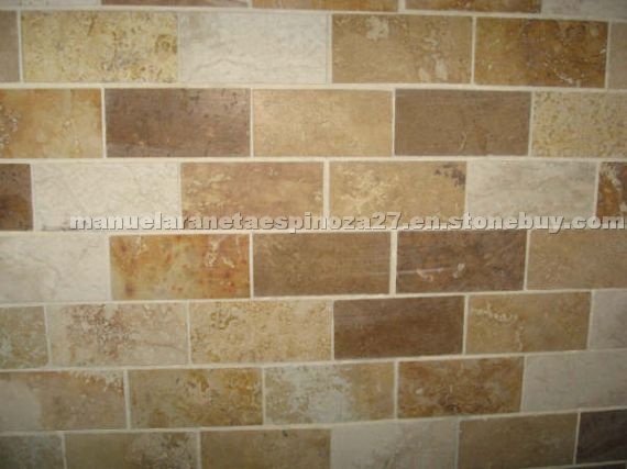 3 X 6 TUMBLED TRAVERTINE