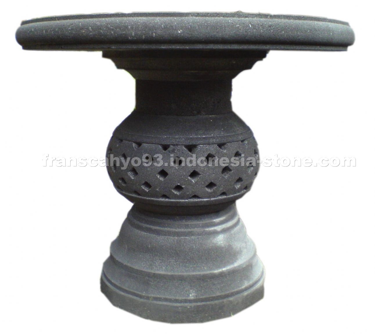 Lava Stone Table and Chair