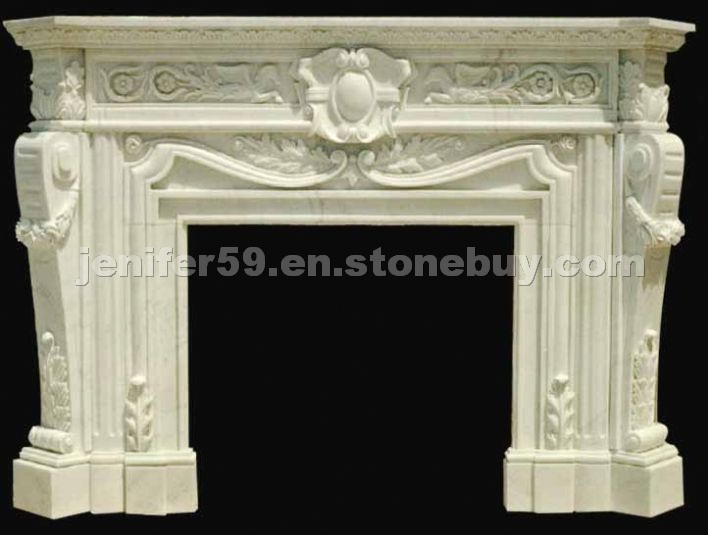 Stone and marble Fireplace