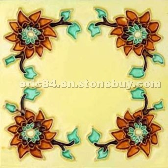 hand painted tiles ,tube lined tiles