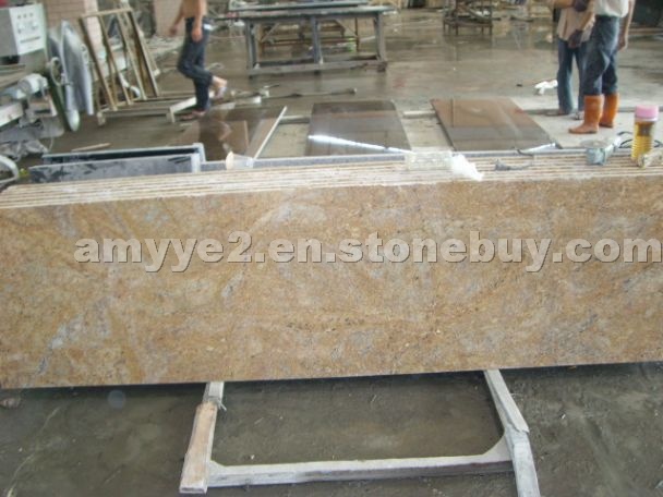 Kashmire Gold Granite prefabricated countertop