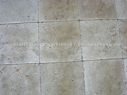 Tumbled Travertine Silver
